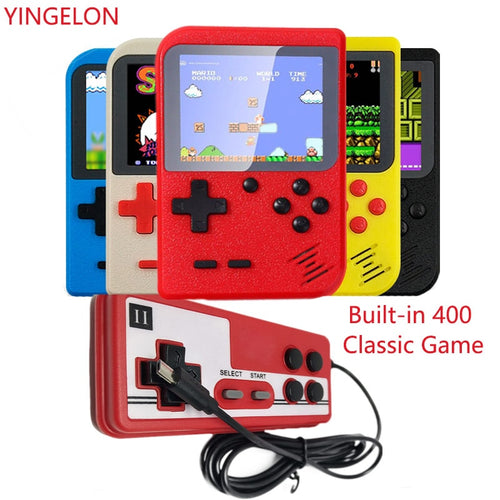 Built-in 400 Game Boy Toys Retro Portable Mini Handheld Video Game Console 8-bit 3 With Gamepad for Children Game Player