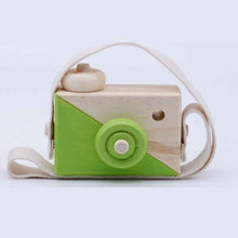 Load image into Gallery viewer, 2019 Cute Nordic Hanging Wooden Camera Toys Kids Toys Gift 9.5X6X3cm Room Decor Furnishing Articles Christmas Gift  Wooden Toy