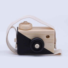 Load image into Gallery viewer, 2019 Cute Nordic Hanging Wooden Camera Toys Kids Toys Gift 9.5X6X3cm Room Decor Furnishing Articles Christmas Gift  Wooden Toy