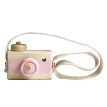 Load image into Gallery viewer, 2019 Cute Nordic Hanging Wooden Camera Toys Kids Toys Gift 9.5X6X3cm Room Decor Furnishing Articles Christmas Gift  Wooden Toy