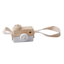 Load image into Gallery viewer, 2019 Cute Nordic Hanging Wooden Camera Toys Kids Toys Gift 9.5X6X3cm Room Decor Furnishing Articles Christmas Gift  Wooden Toy