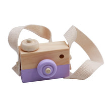 Load image into Gallery viewer, 2019 Cute Nordic Hanging Wooden Camera Toys Kids Toys Gift 9.5X6X3cm Room Decor Furnishing Articles Christmas Gift  Wooden Toy