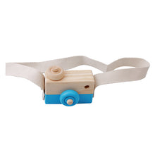 Load image into Gallery viewer, 2019 Cute Nordic Hanging Wooden Camera Toys Kids Toys Gift 9.5X6X3cm Room Decor Furnishing Articles Christmas Gift  Wooden Toy