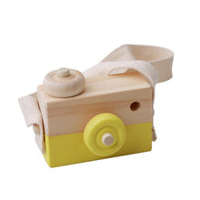 Load image into Gallery viewer, 2019 Cute Nordic Hanging Wooden Camera Toys Kids Toys Gift 9.5X6X3cm Room Decor Furnishing Articles Christmas Gift  Wooden Toy