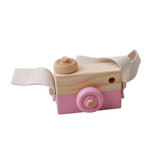 Load image into Gallery viewer, 2019 Cute Nordic Hanging Wooden Camera Toys Kids Toys Gift 9.5X6X3cm Room Decor Furnishing Articles Christmas Gift  Wooden Toy