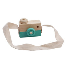 Load image into Gallery viewer, 2019 Cute Nordic Hanging Wooden Camera Toys Kids Toys Gift 9.5X6X3cm Room Decor Furnishing Articles Christmas Gift  Wooden Toy