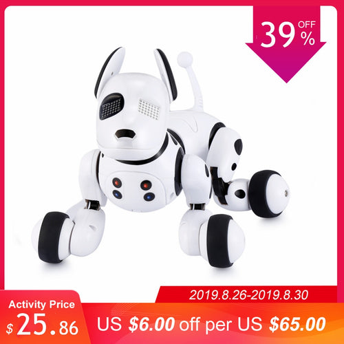DIMEI 9007A Smart Robot Dog 2.4G Wireless Remote Control Kids Toy Intelligent Talking Robot Dog Toy Electronic Pet Birthday Gift